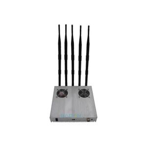 Buy cheap 5 Antennas WiFi GPS Prison Cell Phone Jammers 12 Watt 40m For Tactical from wholesalers