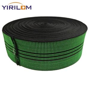 50mm Recycled Resistance Heavy Sofa Elastic Shiny Pattern Slackline Webbing
