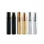Buy cheap 10ml 15ml Glass Bottle Refillable Perfume Uv Plating Gold Silver Black from wholesalers