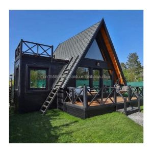 Main Structure Galvanized Steel Square Tubes Modern Triangle Outdoor House