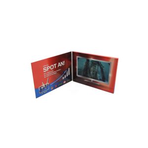 Buy cheap 5 Inch Advertising Digital Video Booklet Presentation Printed Video Cards from wholesalers