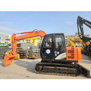Buy cheap Secondhand Original Hitachi Zx60 Tractor, Used 6 Ton Mini Clawer Excavator Zx60 Digger with Low Working from wholesalers