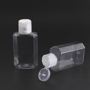 Buy cheap Detachable Plastic Cap 60ML PET Transparent Disinfectant Bottle from wholesalers