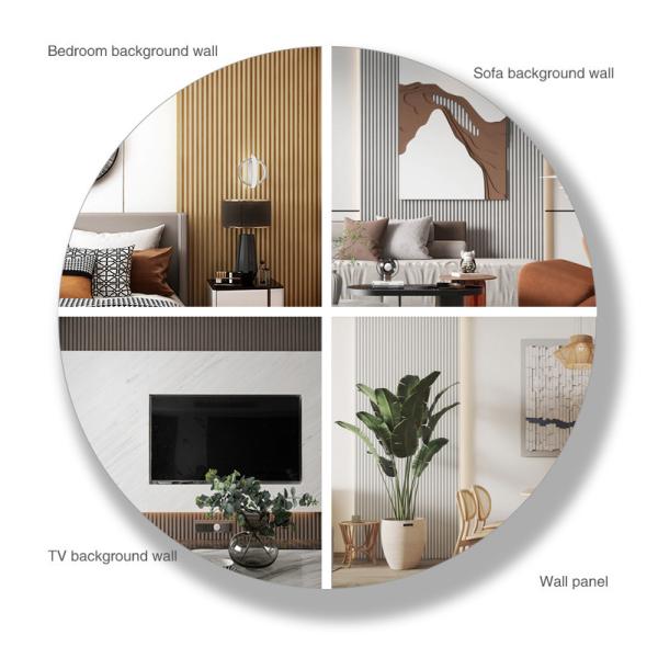 Moth Proof Wood Plastic Grille WPC Fluted Panel Exterior