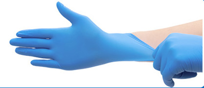 Quality Nitrile Latex Free Long Cuff Disposable Exam Gloves for sale