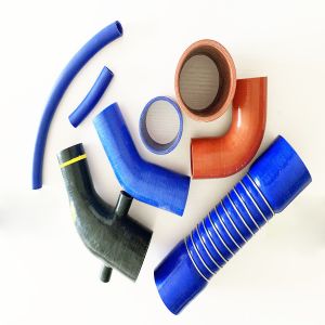 Buy cheap Automotive Silicone Bend Pipe with Straight Steel Wire and Polyester Reinforcement from wholesalers