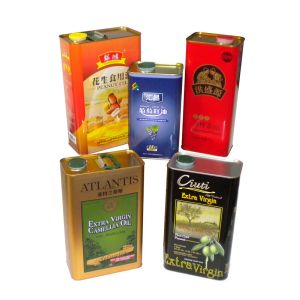 Buy cheap 2000ml Metal Cooking Oil Containers Rectangular Cooking Oil Bucket from wholesalers