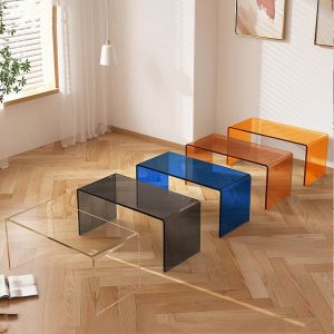 Buy cheap Custom Acrylic Coffee Table Elegant and Scratch-Resistant with Customized Thickness from wholesalers