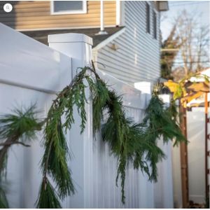 6ft White PVC Privacy Fence Panel 1.8mHx2.4mW