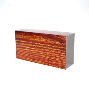 6063 Aluminium Box Rectangular Profile Wood Grain Square Aluminium Profile