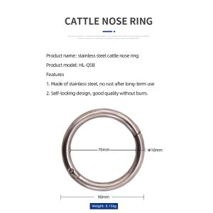 Buy cheap Self Locking Bull Nose Ring Perfect Combination Of And Efficiency from wholesalers