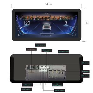 12.3'' Qualcomm Snapdragon 680 Android 13 Auto Radio For Mercedes Benz NTG 4.0/