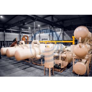 Buy cheap 30 Ton Per Day Full Continuous Waste Rubber Tyre Pyrolysis Oil Plant from wholesalers