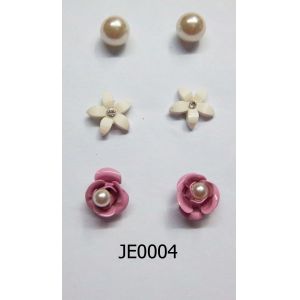 Buy cheap pearl stud earring set from wholesalers