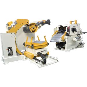 Buy cheap Manual Unwinding Decoiler And Straightener Machine Aluminum Stamping And Leveling from wholesalers
