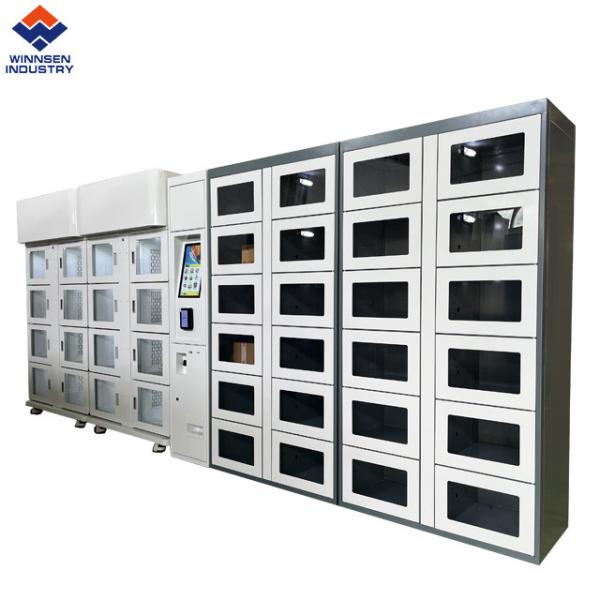 Winnsen Smart Electronic Refrigerated Pickup Lockers Temperature Controlled For