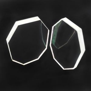 Buy cheap High quality Octagonal 45° laser relection mirror 72*52*6mm 650nm & 1064nmHR H-K9L  laser glass lens laser machine from wholesalers