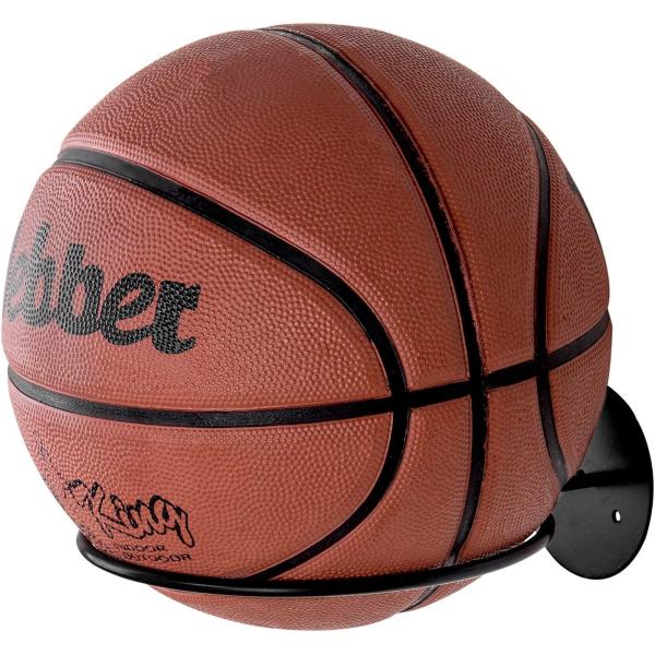 Buy cheap Basketball Wall Mounted Universal Ball Rack Holder for Display Storage Organizer from wholesalers