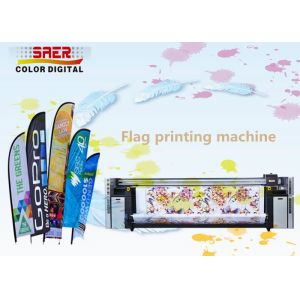 Direct Textile Printing Sublimation printer / Roll To Roll Polyester flag