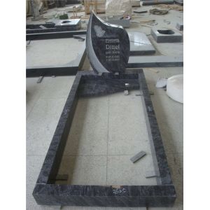 Buy cheap European style india red rose carved headstones for graves from wholesalers