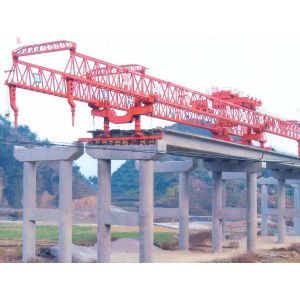 Buy cheap 40M Span Compact Highway Bridge Erection Machine Lightweight from wholesalers