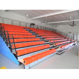 Customized Retractable Bleacher Seating Straight Or Curved Configuration And