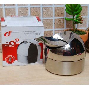 China Stainless Steel Cigarette Ashtray Lid Silver Windproof Penguin Shade on sale