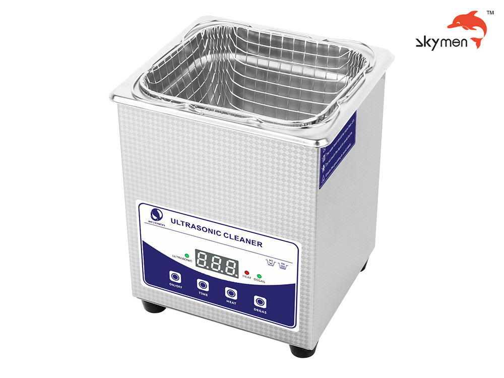 Table Top Benchtop Ultrasonic Cleaner 60 Watt 2L JP-010T For Mold Components