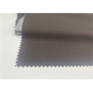 Buy cheap Houndstooth Pattern Polyester Dobby Pongee Fabric With TPU Back from wholesalers