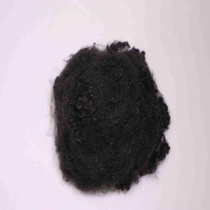 64mm Black Flame Resistant Fiber Environment-Friendly Viscose Staple Fibre