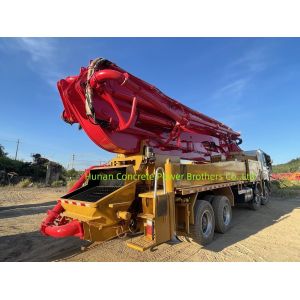 Buy cheap 2012 Putzmeister 46m Truck Mounted Pump Used Concrete Boom Pump with After-sales Service from wholesalers