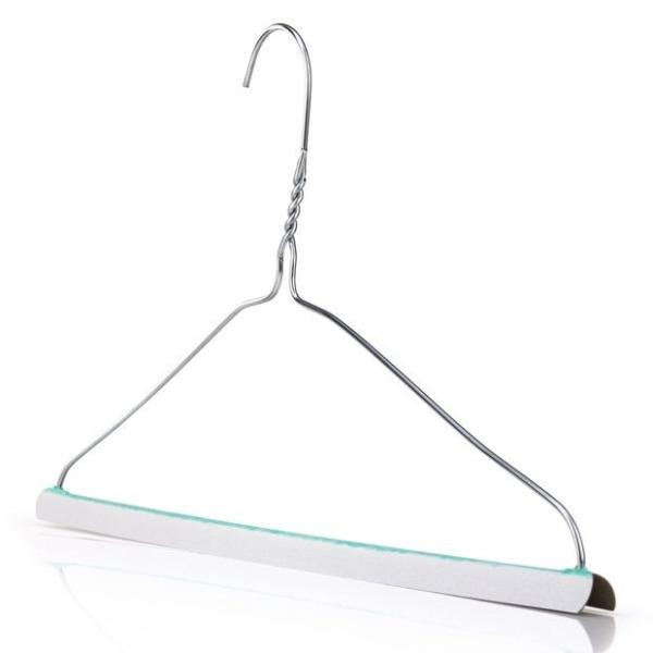 Quality Dry Cleaning 1.9mm PVC Coated Laundry Wire Hanger for sale