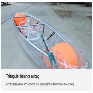 Buy cheap Customized Clear Polycarbonate Boat For Fishing / Crystal Pc Canoe from wholesalers