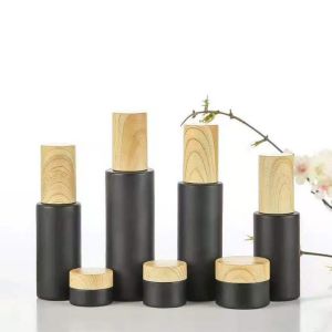 Buy cheap 6ml Leakproof Cosmetic Glass Bottles Roller Ball Perfume Bottle With Bamboo Lid from wholesalers