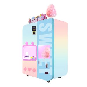 Buy cheap Pink Electric Cotton Candy Vending Machine 21.5 Inch Touch Screen And Self-Developed Microwave Oven Big Discount Available from wholesalers