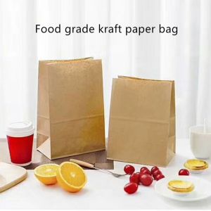 Buy cheap ISO9001 Biodegradable Brown Bakery Paper Bag from wholesalers
