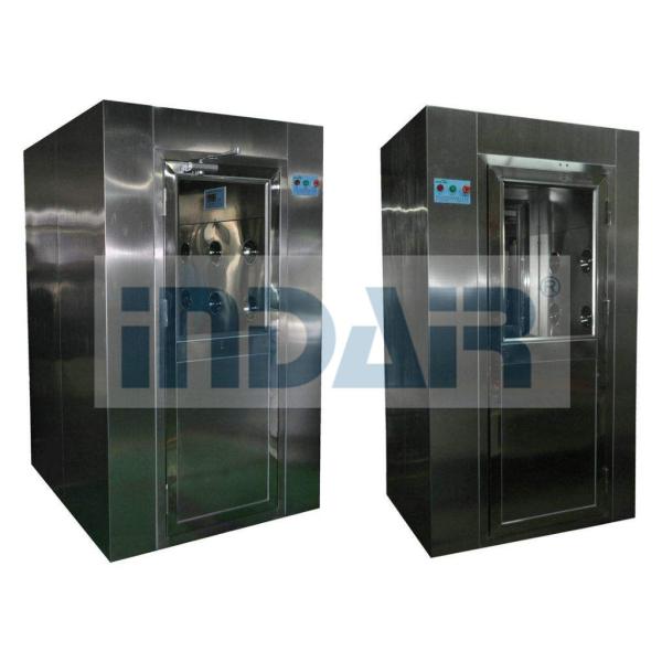Intelligent SS Cleanroom Air Shower , Adjustable Time Air Shower Unit With