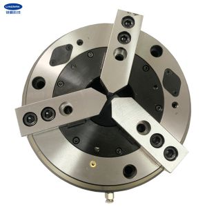 Buy cheap High Speed Pneumatic Front Mount Chuck With Three Jaws For CNC Machine from wholesalers