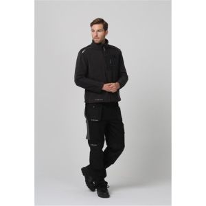 Buy cheap Winter Microfleece Jacket Mens , Black cold weather work paka from wholesalers