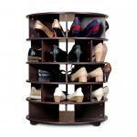 Buy cheap 60cm Diameter Entryway Rotating Shoe Rack With Moving Wheels from wholesalers