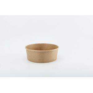 Buy cheap Eco-friendly Disposable Kraft Paper Soup Salad Bowl With Lid from wholesalers