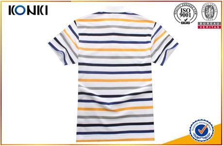 Buy cheap Personalised Custom Blue And White Striped Polo Shirts For Man from wholesalers