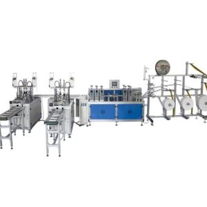 Aluminum Alloy KN95 Nonwoven Fabric Earloop Mask Machine