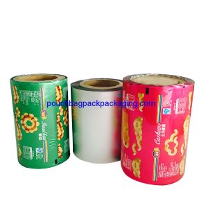 Custom Printed Roll Stock Plastic Film, laminated packaging film roll