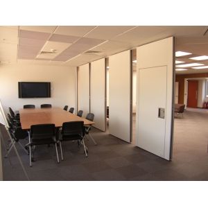 Buy cheap Movable Wooden Soundproof Folding Partition Walls for Banquet Hall 3 1 / 4 inch Width from wholesalers
