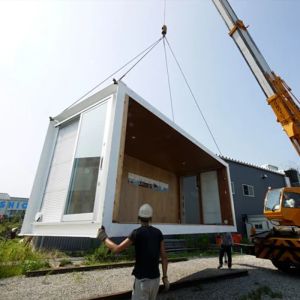 Buy cheap Galvanized Top Frame  Collapsible Container House With Glass Wool Wallboard from wholesalers