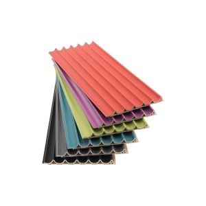 Buy cheap Slat Interiored Nano PVC Wood Effect Fluted Wall Panel Modern Design Style for Wall Decoration from wholesalers