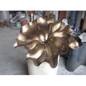 Buy cheap Custom Copper Lotus Sculpture Lotus Flower Metal Sculpture from wholesalers