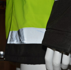 Buy cheap Breathable Reflective Jacket 3xl 4xl Running Cycling Light Road Work Unisex Hi Vis Strips Uniforms from wholesalers