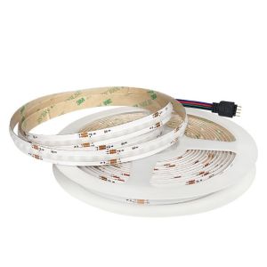 Buy cheap 50000 Hours Working Time COB LED Strip Light DC 12V 24V Customized RGB RGBW RGBCCT Strip from wholesalers